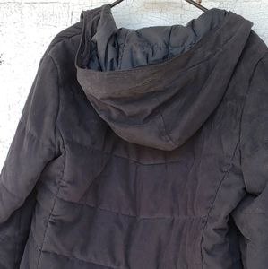 LL Bean Microsuede Quilted Jacket